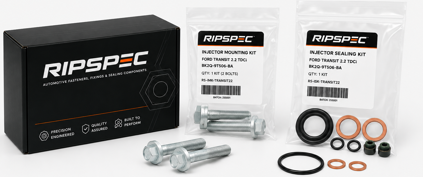 RIPSPEC box with injector mounting and sealing kits
