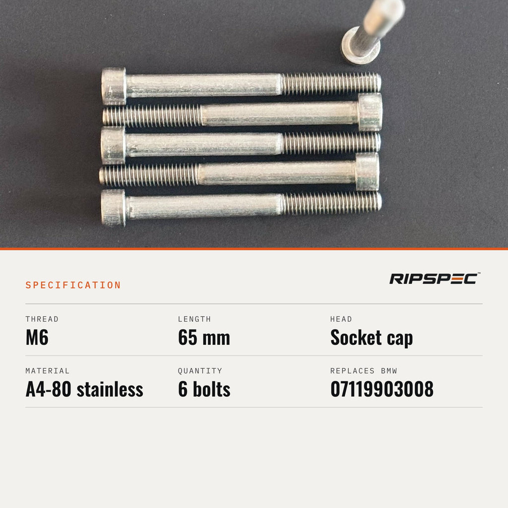 Wing Mirror Mounting Bolts x6 for MINI R50, R53 Hatch and R52 Convertible