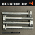 Throttle Body Bolts x4 for BMW 6 Series E63, E64 and 7 Series E38, E65, E66, F01, F02