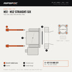 Throttle Body Bolts x4 for BMW 3 Series E90, E91, E92, E93