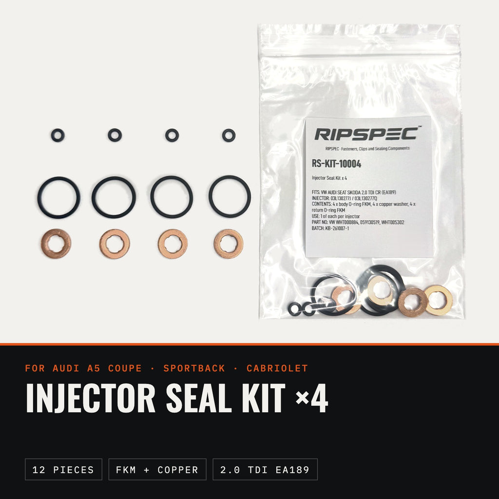 Injector Seal Kit for Audi A5 Coupe, Sportback and Cabriolet 2.0 TDI