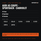 Injector Seal Kit for Audi A5 Coupe, Sportback and Cabriolet 2.0 TDI