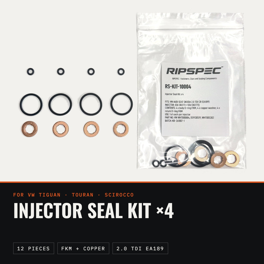 Injector Seal Kit for VW Tiguan, Touran and Scirocco 2.0 TDI