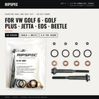 Injector Seal and Bolt Kit for VW Golf VI, Golf Plus, Jetta, Eos and Beetle 2.0 TDI (RS-KIT-10007)