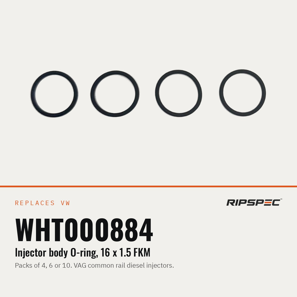 RIPSPEC injector body O-ring, replaces VW WHT000884