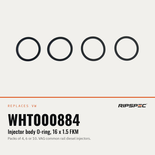 RIPSPEC injector body O-ring, replaces VW WHT000884