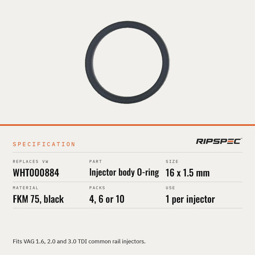 WHT000884 specification: 16 x 1.5 mm FKM 75