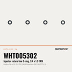 RIPSPEC injector return line O-ring, replaces VW WHT005302