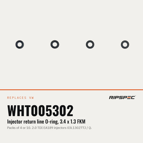 RIPSPEC injector return line O-ring, replaces VW WHT005302